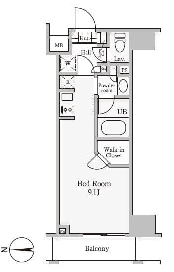 Preview floorplan of Residia Ochanomizu Ⅲ