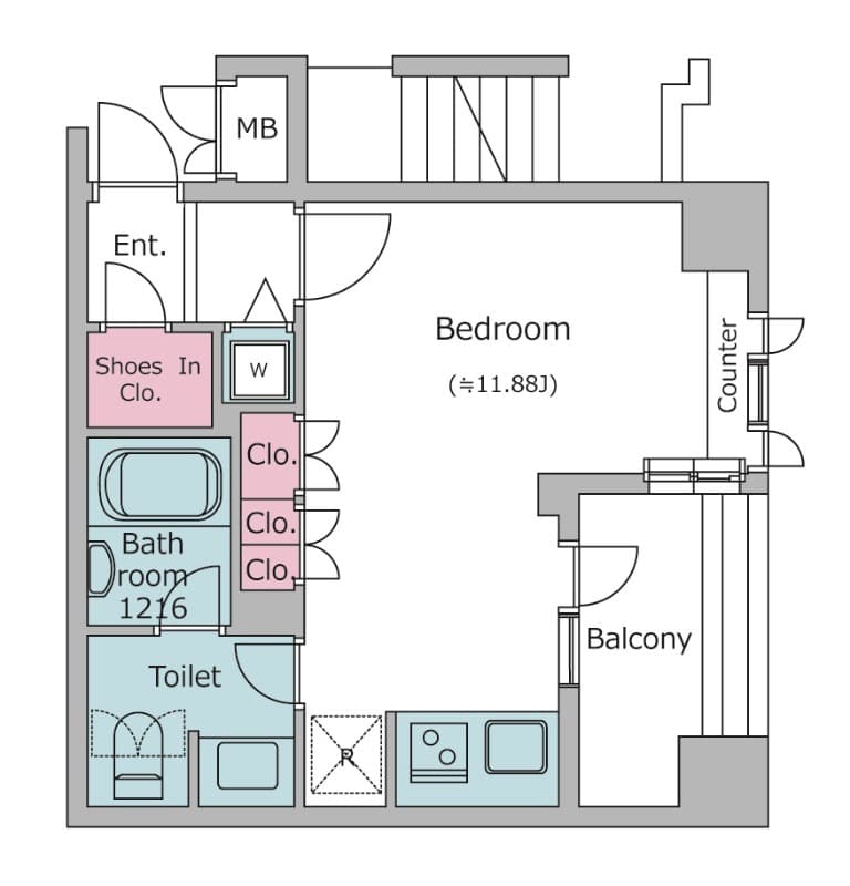 Preview floorplan of Residia Bunkyo Yushima