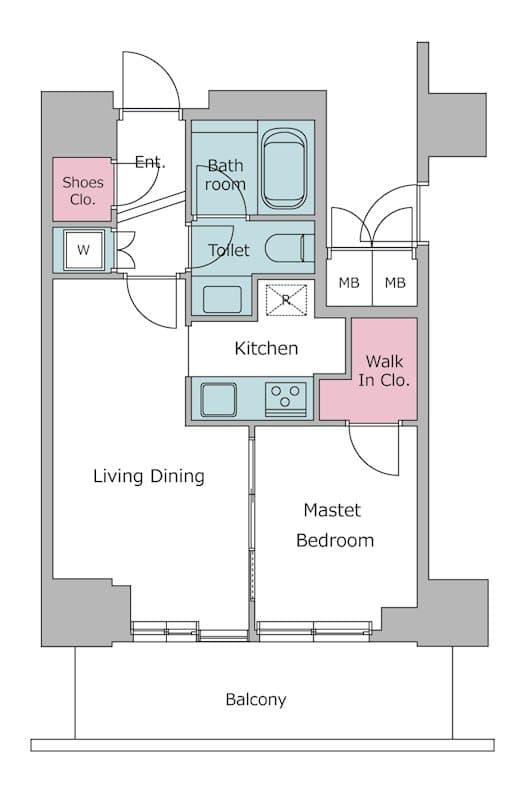 Preview floorplan of Residia Tower Meguro Fudo-mae