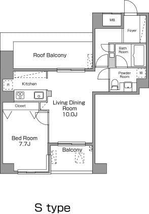 Preview floorplan of Residia Ebisu Minami