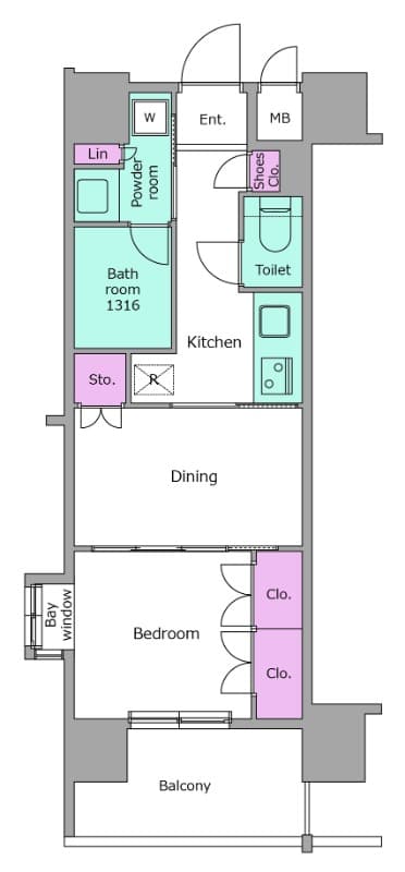 Preview floorplan of Residia Bunkyo Hongo