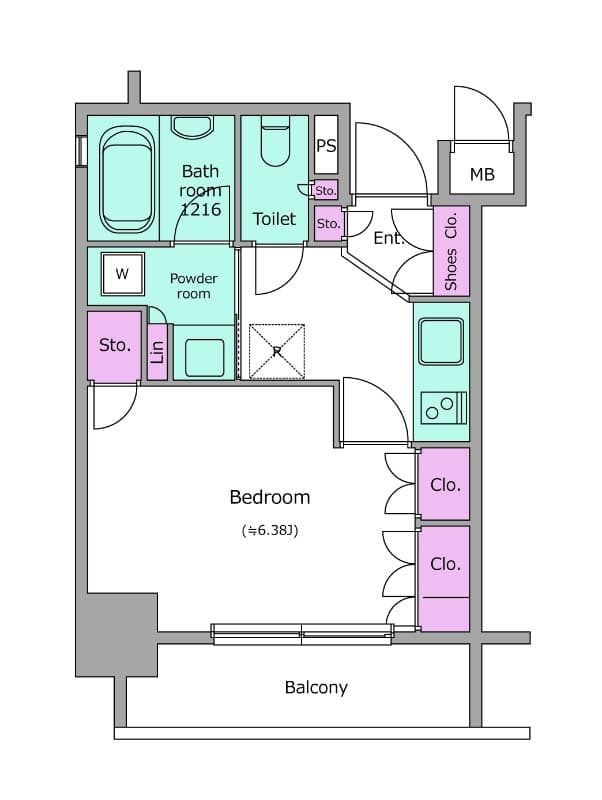 Preview floorplan of Residia Asakusabashi