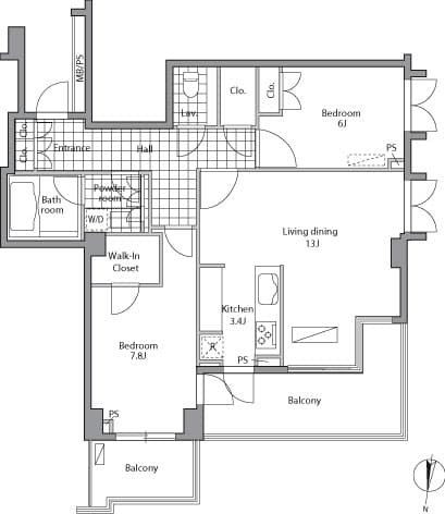 Preview floorplan of Residia Gotenyama