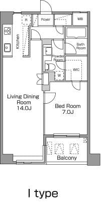 Preview floorplan of Residia Ebisu Minami