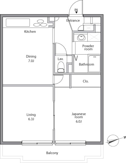 Preview floorplan of Residia Kichijoji