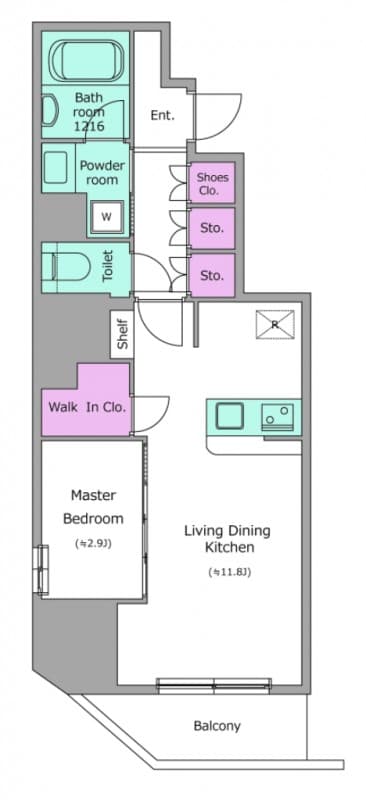 Preview floorplan of Cross Residence Kanda Jimbocho