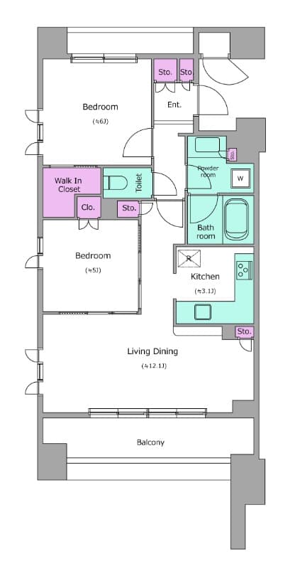 Preview floorplan of Residia Suidobashi