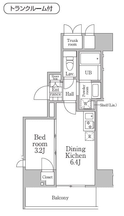 Preview floorplan of Residia Sangenjaya III
