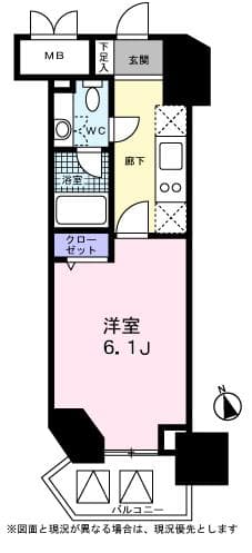 Preview floorplan of Residia Takanawa Katsurazaka