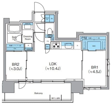 Preview floorplan of Crevia Rigse Kinshicho