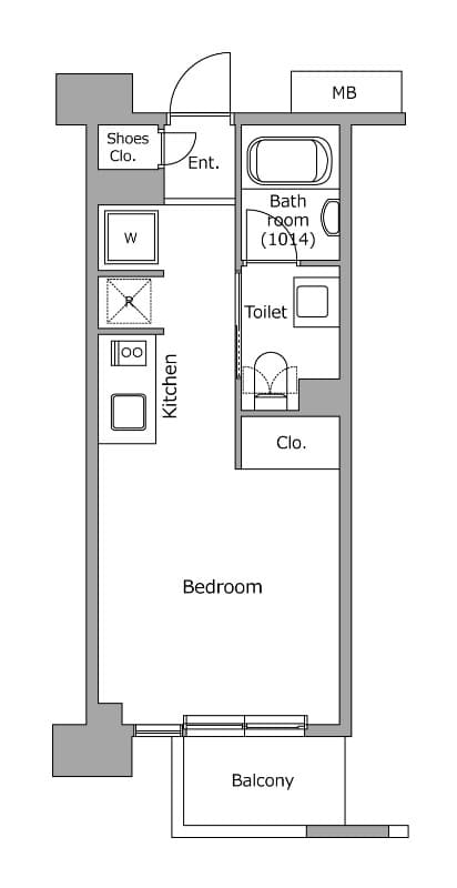 Preview floorplan of Residia Shinjuku East II