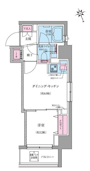 Preview floorplan of In front of Crevia Rigse Setagaya Shoin Shrine