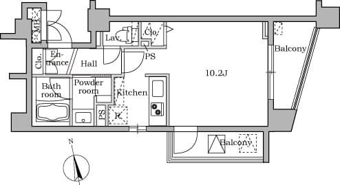 Preview floorplan of Residia Oimachi II