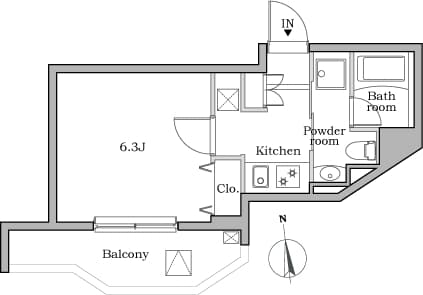 Preview floorplan of Residia Kamata II