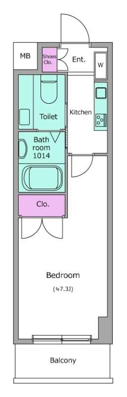 Preview floorplan of Residia Tsukishima III