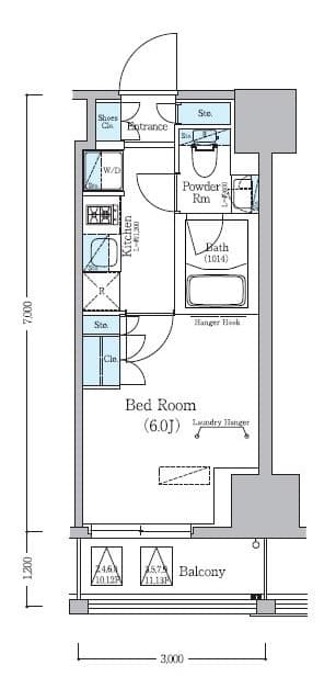 Preview floorplan of Urbanex Flag Stand