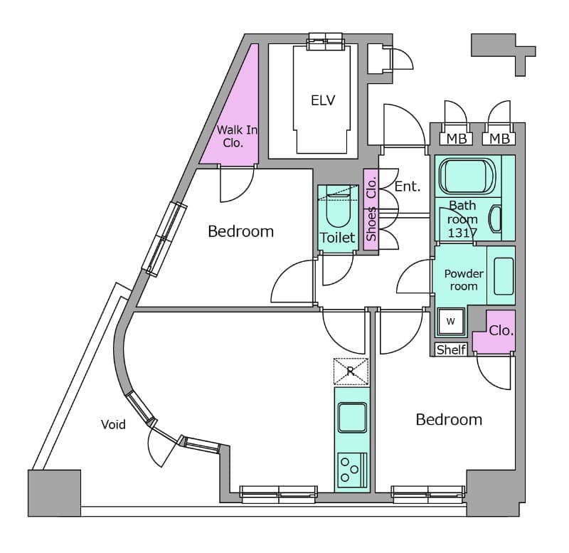 Preview floorplan of Residia Bunkyo Sengoku II