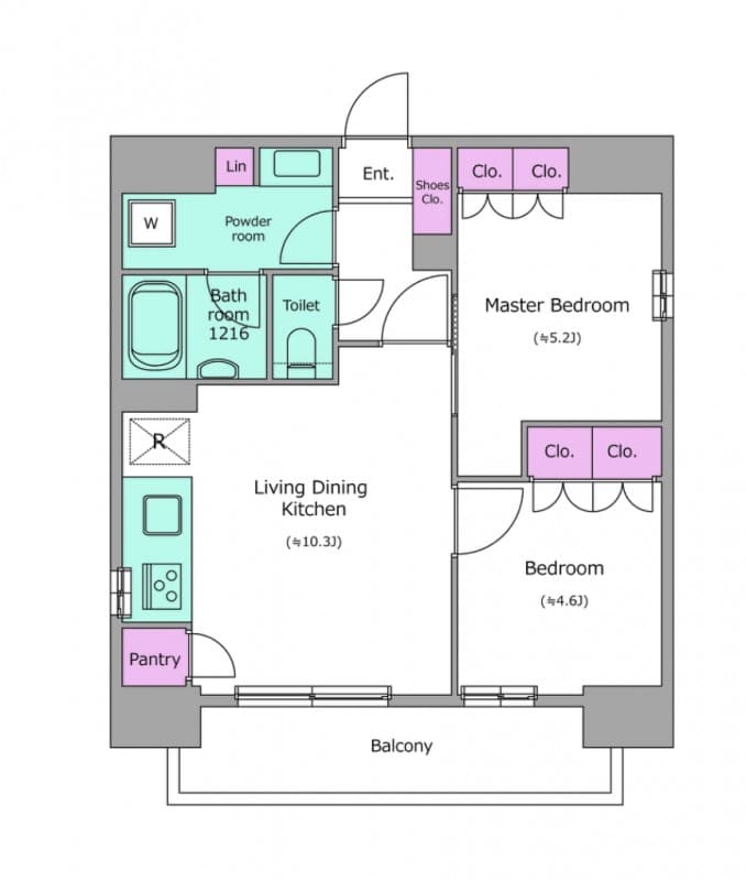 Preview floorplan of Cross Residence Kanda Jimbocho
