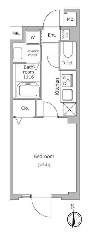 Preview floorplan of Glorio Shelt Ikebukuro Honmachi