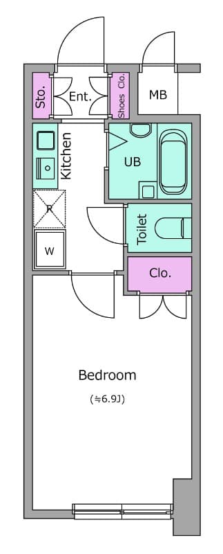 Preview floorplan of Residia Monzennakacho