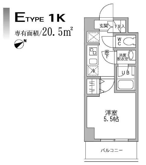 Preview floorplan of Park Flats Yokohama Hiranumabashi