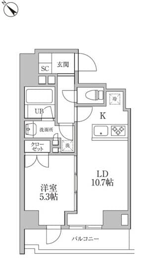 Preview floorplan of Residia Bunkyo Hongo III