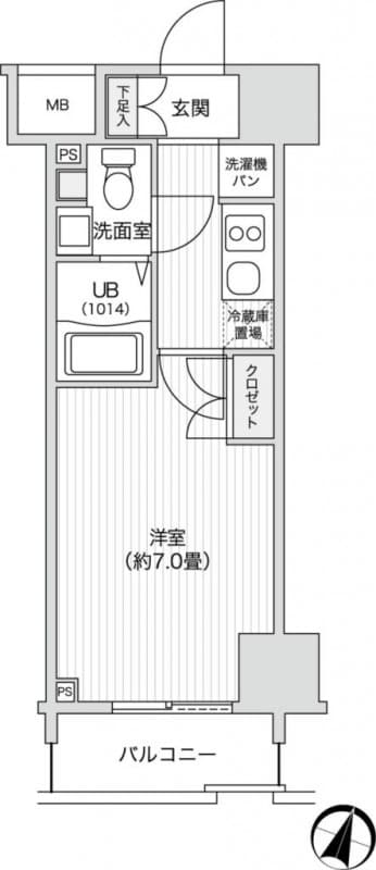 Preview floorplan of Residia Sasazuka II