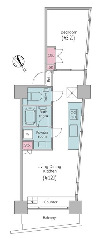 Preview floorplan of Residia Meguro III