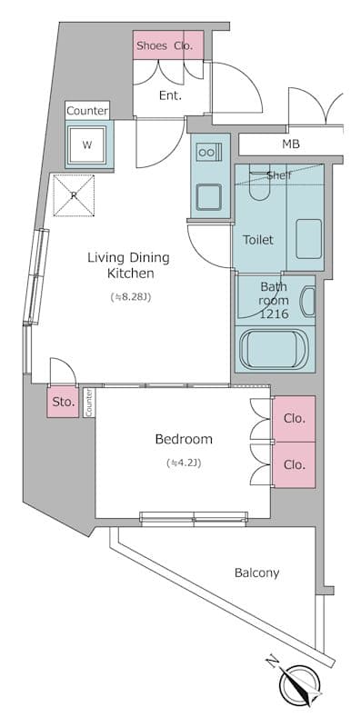 Preview floorplan of Residia Bunkyo Koishikawa II