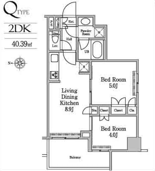 Preview floorplan of Residia Minami Shinagawa II