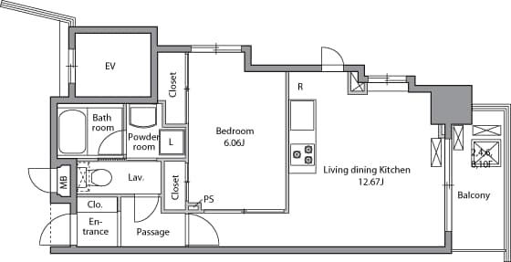Preview floorplan of Residia Iriya