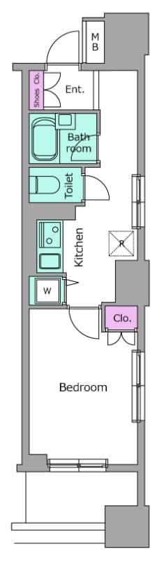 Preview floorplan of Residia Nihonbashi Bakurocho