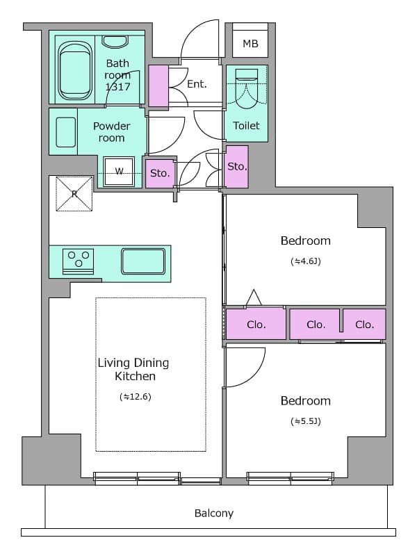 Preview floorplan of Residia Bunkyo Otowa