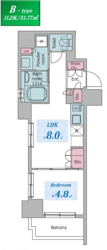 Preview floorplan of Cross Residence Rikugien