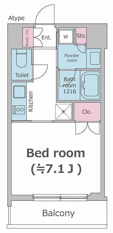 Preview floorplan of Park Flats Shibuya Daikanyama