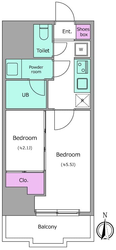 Preview floorplan of Due Kameido III
