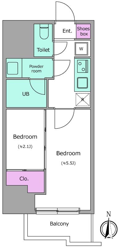 Preview floorplan of Due Kameido III