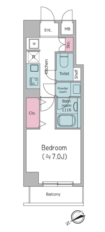 Preview floorplan of Due Kiyosumi Shirakawa II