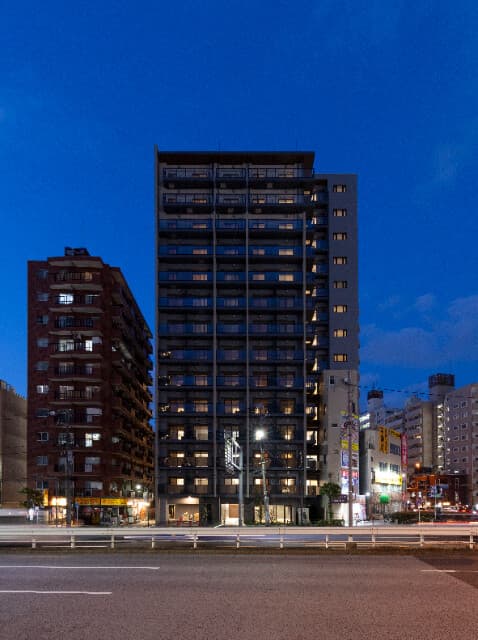Main exterior of One Roof Residence Taito Negishi