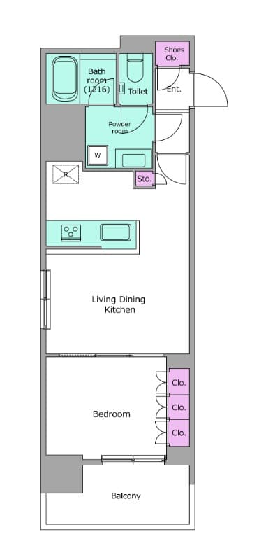 Preview floorplan of FORESTA Minatocho