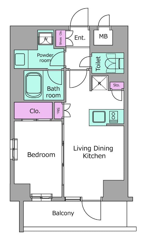 Preview floorplan of Residia Takadanobaba