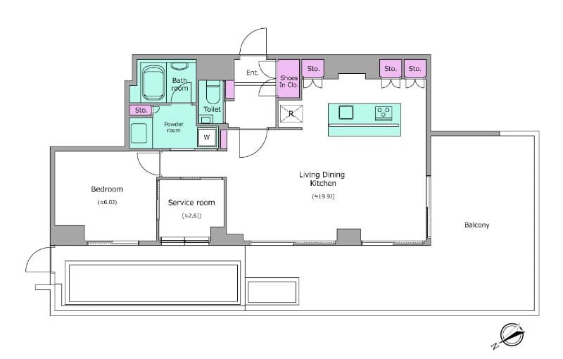 Preview floorplan of Urban Park Yoyogi