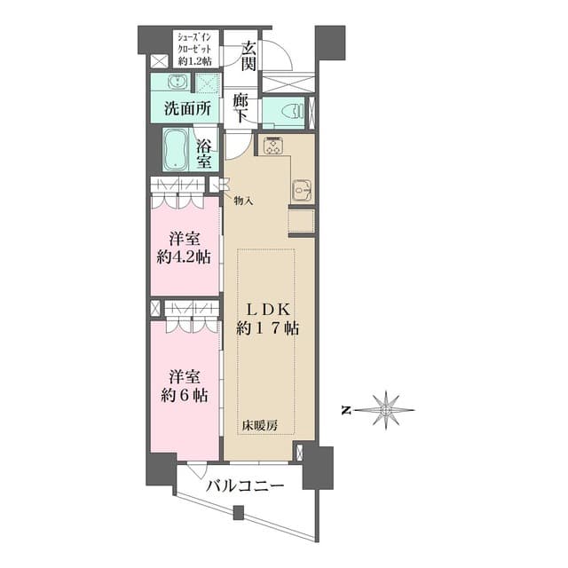 Preview floorplan of The Parkhouse Kyoto Kawaramachi ✨[RT]