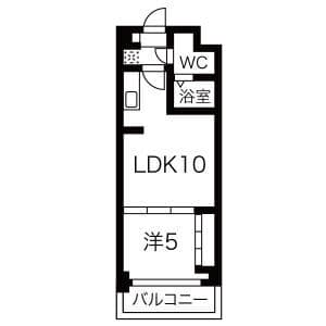 Preview floorplan of Planesia Karasuma Oike ✨[RT]