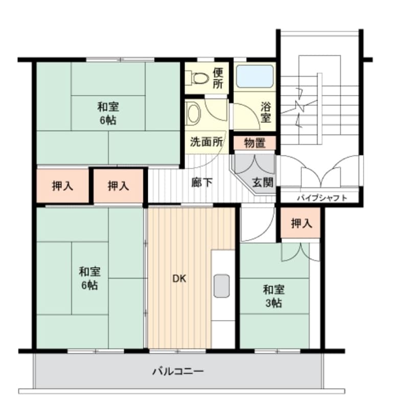 Preview floorplan of Higashi Takamori Danchi Building 20
