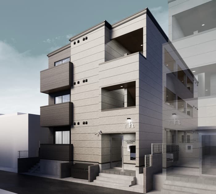 Main exterior of robot home Kitaurawa