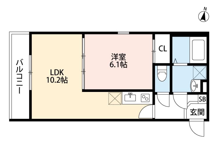 Preview floorplan of L'etoile Minami Nagareyama