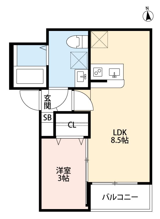 Preview floorplan of NK Claire Minami Nagareyama (NK Claire Minami Nagareyama)