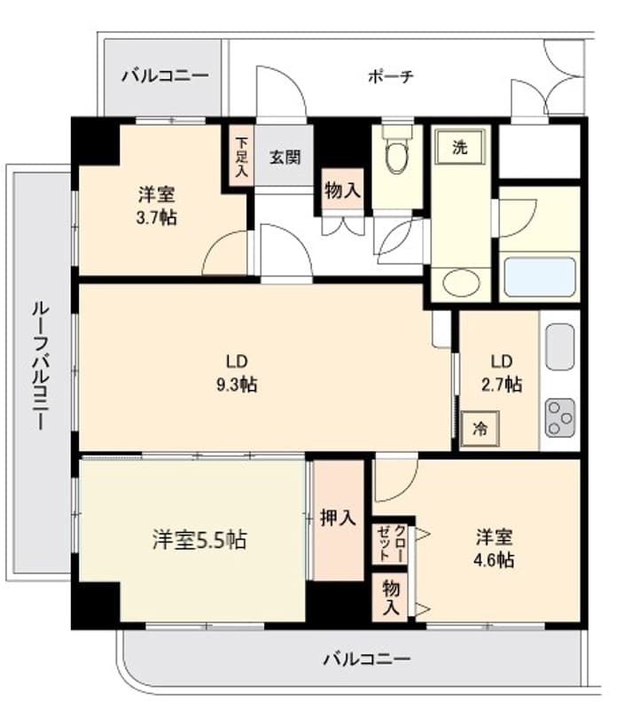 Preview floorplan of Lions Mansion Higashimatsuyama Shimonuma Park