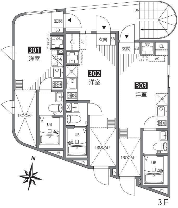 Preview floorplan of Kugayama Apartment W